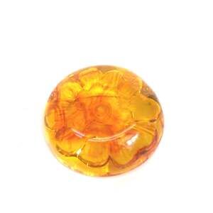 Chanel Camellia Brooch Plastic Orange #209023C56B